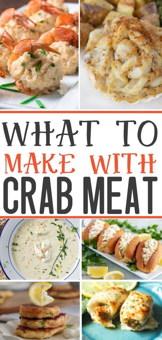 what to make with crab meat