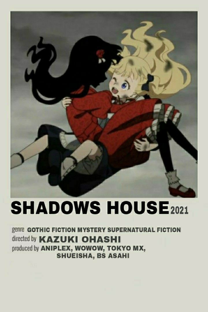 the poster for shadows house 2012 shows two girls flying in the air with their arms around each other