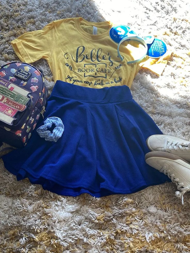 Belle Inspired Outfits, Belle Disneybound, Disney Bound Outfits Casual, Belle Outfit, Disney Themed Outfits, Cute Disney Outfits, Disney World Characters, Disney World Outfits, Disney Inspired Fashion