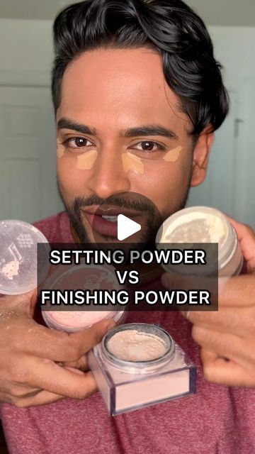 154K views · 13K likes | Aditya Madiraju on Instagram: "Let’s learn how to use Setting Powder & Finishing Powder properly 👍🏽  Setting and Finishing Powders are two different things. Their purpose, way of application, formula and consistency is also very different. Setting powder is used to set creams and lock them in. Finishing powders are used to finish a look (think FILTER at the end of makeup). Finishing powders should not (❌) be used to set the face. A few makeup tips to remember:  - pick a setting powder without Silica to avoid flashback - the shade of setting powder matters, too light and it could look ashy  - start applying setting powder with brush and then with puff for extra coverage - finishing powders are like “salt” in a recipe, a little at the end - finishing powders help b Nyx Finishing Powder, Makeup Tutorial Setting Powder, Elf Finishing Powder, Elf Halo Setting Powder, Where Do You Put Setting Powder On Your Face, Using Setting Powder, How To Put On Setting Powder, Where To Apply Setting Powder, Finishing Powder How To Use