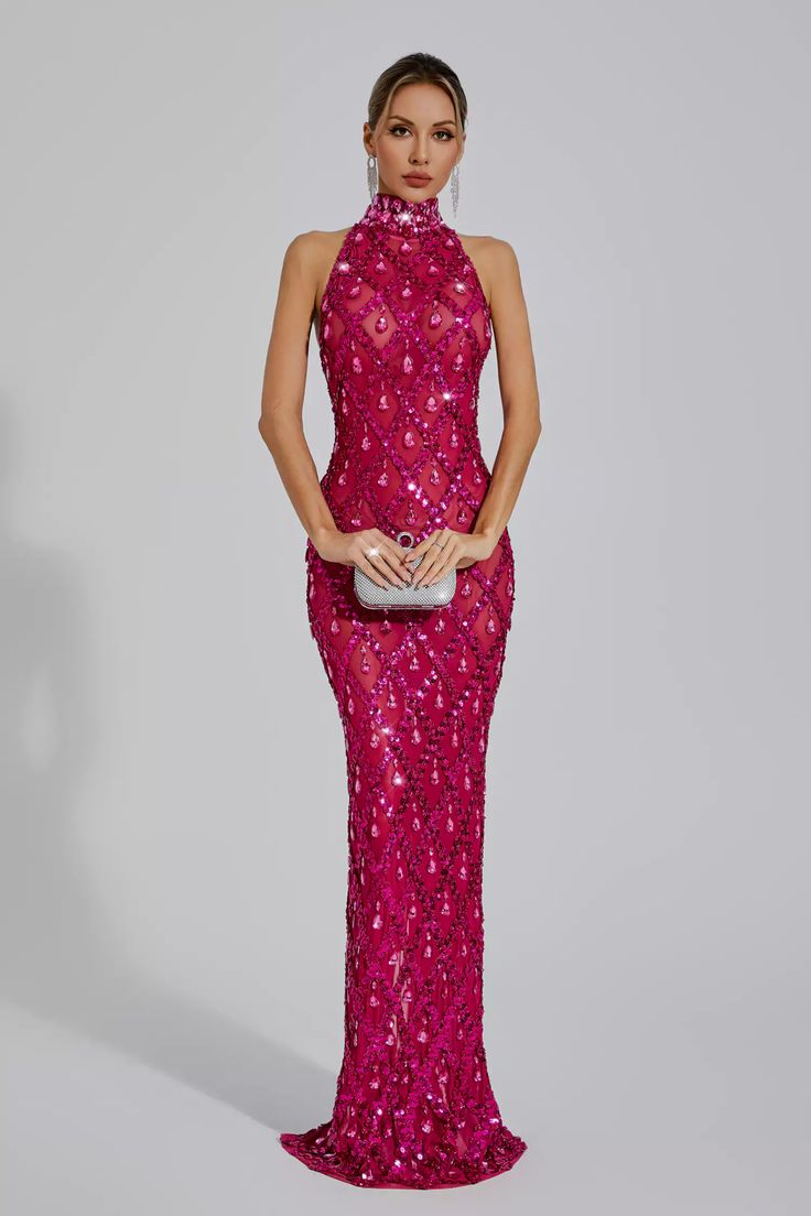 Glamorous Sequin Prom Dress For Festive Occasions, Glamorous Sleeveless Evening Dress, Glamorous Festive Evening Dress, Glamorous Festive Sequin Evening Dress, Sleeveless Sequin Dress For Evening, Holiday Sequin Maxi Dress For Prom, Glamorous Festive Dresses For Prom, Glamorous Prom Dresses For Festive Occasions, Glamorous Festive Prom Dresses