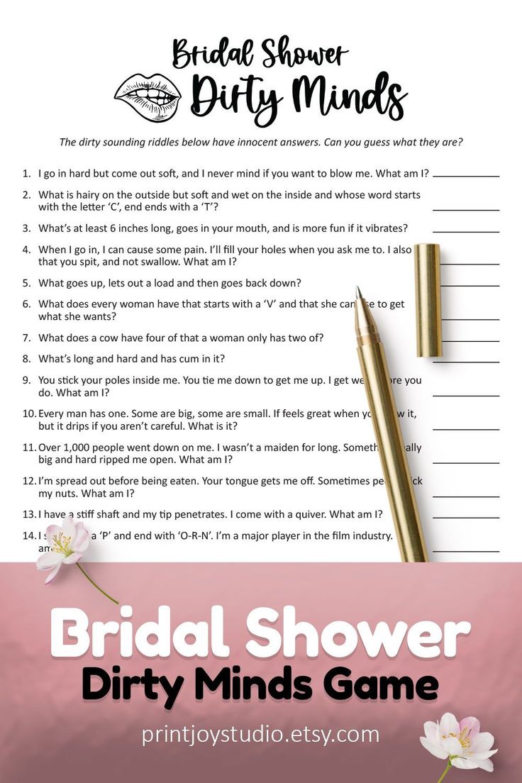 the bridal shower game for brides and grooms is shown in this image