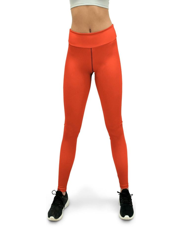 Softest high quality yoga pants you will ever wear. Made of 82% polyester and 18% spandex. These Solid Hot Orange Yoga Pants have a body-flattering fit that will make you feel super comfortable even during the most intense workouts. They come with a high waistband and are made from soft microfiber yarn. The Value Of Something, Red Yoga Pants, Comfortable Yoga Pants, Hot Orange, 100 Squats, The Little Black Dress, Red Leggings, Yoga Lifestyle, Squat Proof