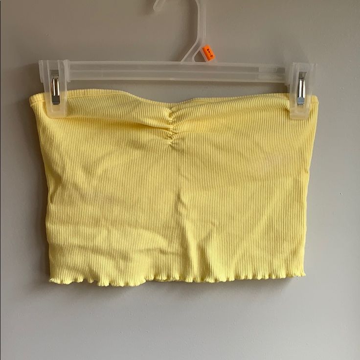 Yellow Tube Top. Like New! Yellow Tank Tops, Sun Tube, Yellow Tube Top, Yellow Tank, Yellow Tank Top, Pacsun Tops, Tube Tops, Pacsun, Tube Top