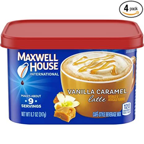 maxwell house vanilla caramel ice cream