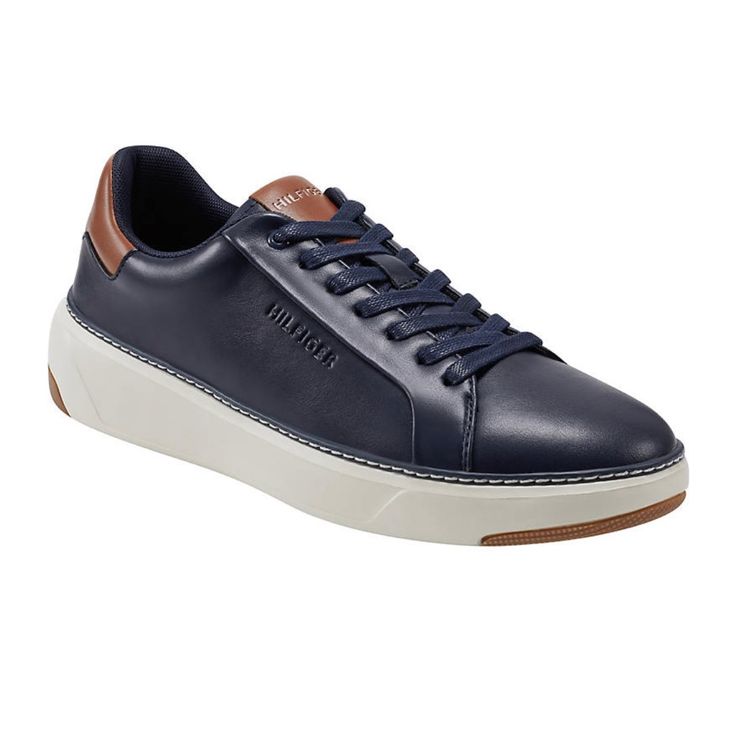 Tommy Hilfiger Men’s Hines Sneakers Comes In Various Sizes Leather/Sneaker Sole Feel Tommy Hilfiger Sneakers, Athleisure Sneakers, Tommy Hilfiger Vintage, Tommy Hilfiger Shoes, Sneakers Blue, Blue Sneakers, Tommy Hilfiger Man, Mens Navy, Sneakers Online