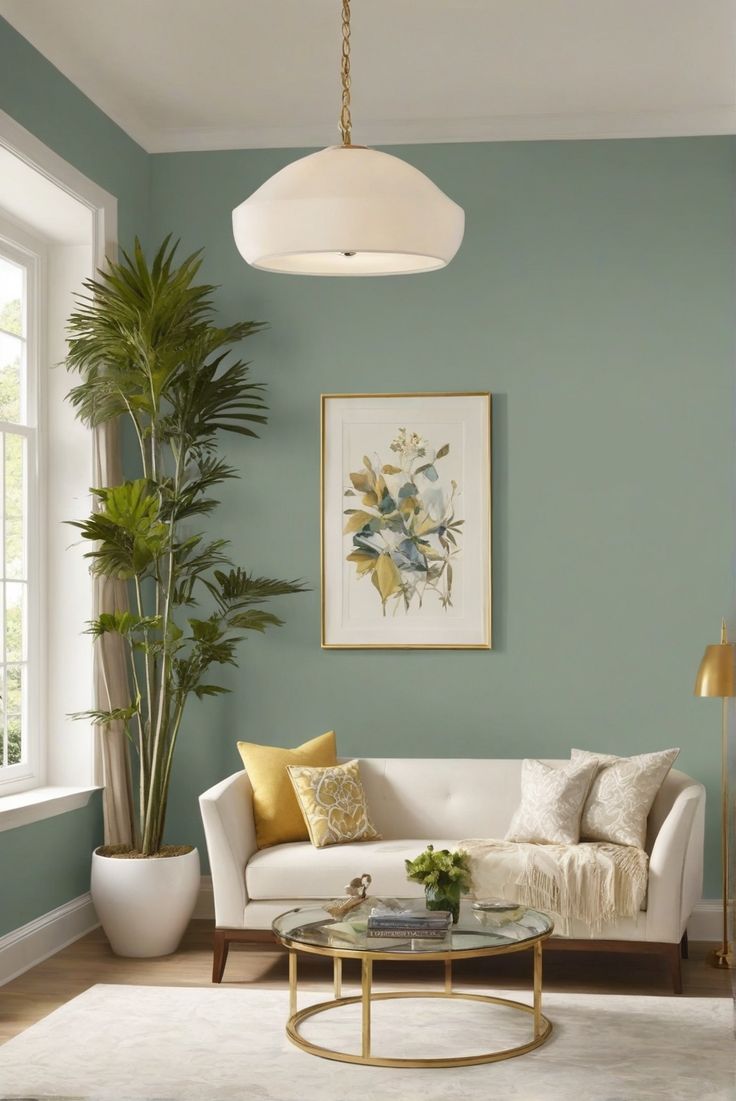 - paint color ideas
- north-facing room
- home decor tips
- brightening a space Room Paint Colors Bedroom, Yellow Walls Living Room, Room Color Combination, Wall Color Combination, Green Living Room, Living Room Wall Color, Garden Retreat, Room Wall Colors, Living Room Warm