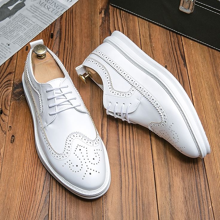 Category:Oxfords; Upper Materials:PU; Season:Spring; Gender:Men's; Activity:Walking; Toe Shape:Round Toe; Style:Business,British Gentleman; Outsole Materials:Rubber; Occasion:Wedding,Party  Evening,Office  Career; Closure Type:Lace-up; Function:Non-slipping,Wear Proof,Breathable; Shipping Weight:1.0; Listing Date:05/25/2021; 2024 Trends:Formal Shoes,Brogue,Dress Shoes,Derby Shoes,Wingtip Shoes; Foot Length:; Size chart date source:Provided by Supplier.; US Size:null; UK Size:14.5; EU Size:50 Men Fashion Wedding, British Gentleman, Male Shoes, Men Dress Shoes, Mens Hats, Hats Fashion, Wingtip Shoes, Leather Formal Shoes, Oxford Brogues