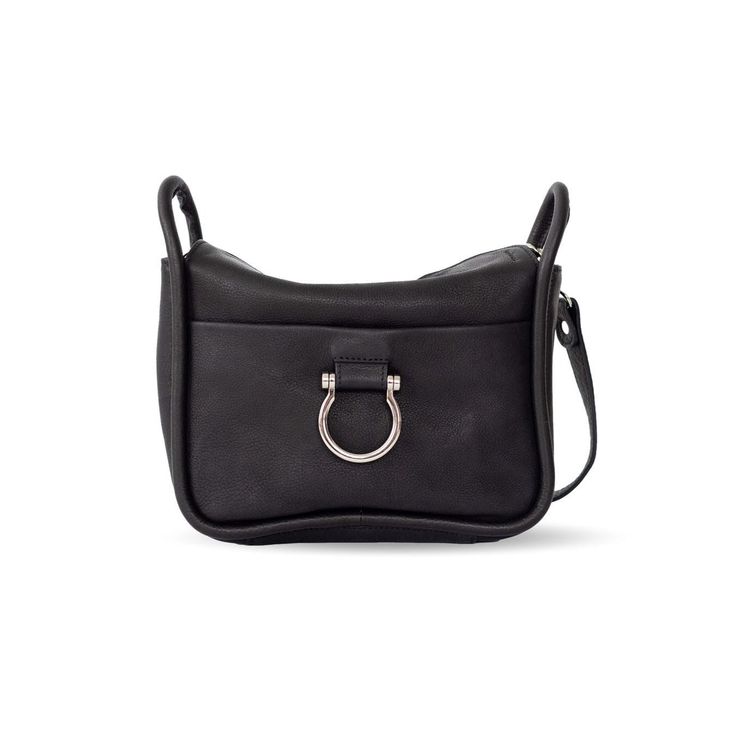 Frida Shoulder Bag - Silver Black Raw Leather | Sapahn. Timeless Soft Leather Satchel Shoulder Bag, Timeless Flap Bag With Palladium Hardware For Everyday Use, Timeless Soft Leather Shoulder Bag For Everyday Use, Timeless Everyday Saddle Shoulder Bag, Black Saddle Shoulder Bag With Palladium Hardware, Elegant Hobo Bag With Gunmetal Hardware For Evening, Chic Satchel With Palladium Hardware For Everyday Use, Timeless Everyday Saddle Bag With Removable Pouch, Chic Shoulder Bag With Palladium Hardware For Daily Use