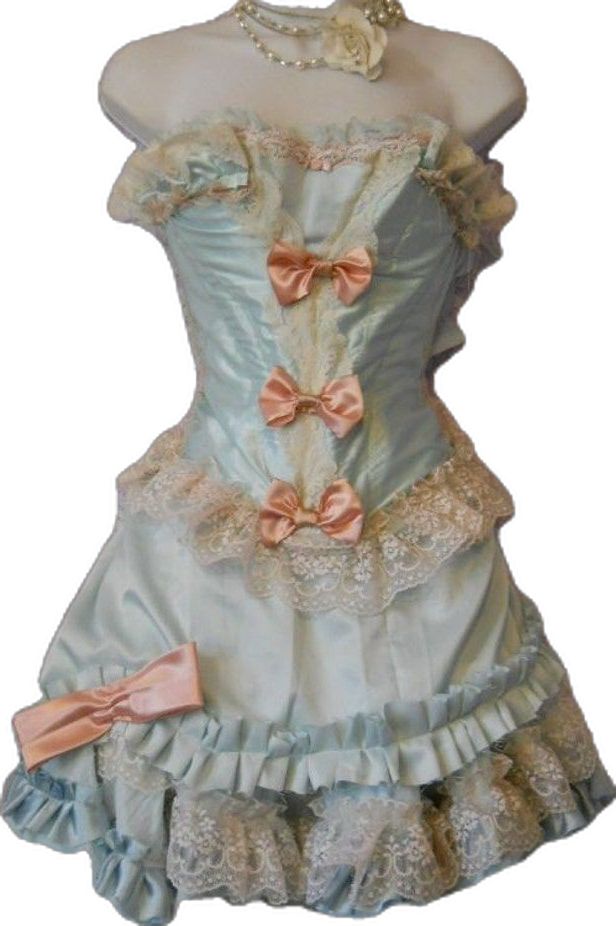 Satin Victorian Dress With Ruffles In Ball Gown Shape, Satin Victorian Ball Gown With Ruffles, Marie Antoinette Style Costume Dress With Ruffles, Marie Antoinette Style Victorian Party Dress With Ruffles, Victorian Satin Dress With Ruffles For Costume, Blue Victorian Dress With Ruffles For Wedding, Victorian Style Ruffled Petticoat For Costume, Victorian Ruffled Petticoat For Costumes, Marie Antoinette Victorian Dress With Ruffles For Costume Party