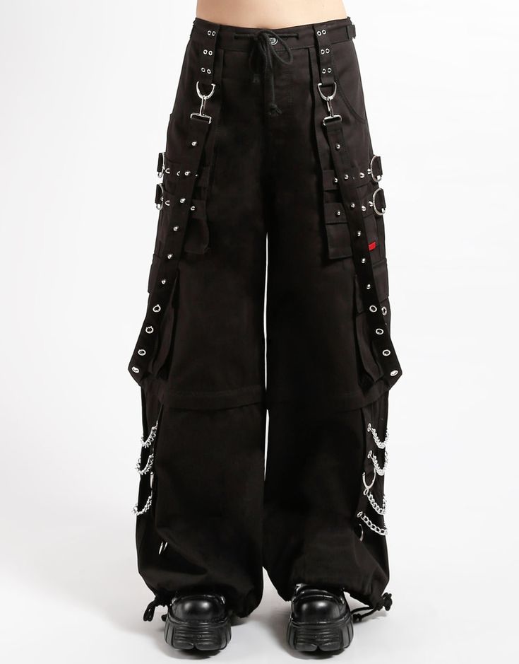 TRIPP NYC - JAM PANT BLACK Step Chain, Goth Pants, Chain Pants, Tripp Pants, Gothic Pants, Dark Street, Pants Y2k, Gothic Clothing, Tripp Nyc