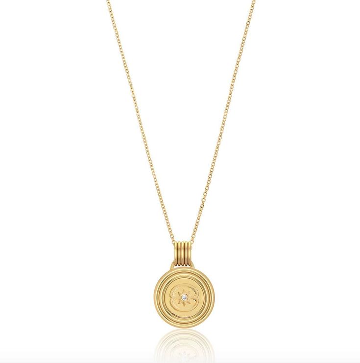 Sagesse Stella Petite Medallion - 11mm Necklace ALMASIKA Luxury 14k Gold Medallion Necklace, Luxury Tarnish-resistant Coin Pendant Necklace, Luxury Tarnish Resistant Medallion Necklace, Luxury Tarnish-resistant Pendant Coin Necklace, Luxury Gold Plated Tarnish Resistant Coin Necklace, Luxury Gold-plated Tarnish-resistant Coin Necklace, Luxury Tarnish Resistant Gold Plated Coin Necklace, Luxury Tarnish-resistant Gold-plated Coin Necklace, Luxury Tarnish-resistant Medallion Necklace