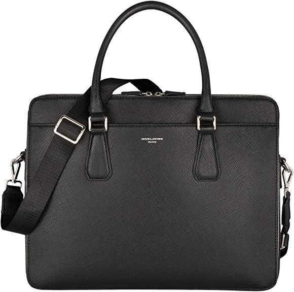 David Jones - Men's Business Briefcase Work Satchel - 13 Inch Laptop Bag PU Leather - Shoulder Messenger Bag - Multiple Pockets Crossbody Bag - Computer Handbag Office College Travel Elegant - Black: Amazon.co.uk: Fashion David Jones Handbags, Business Briefcase, Student Bag, Leather Laptop Bag, Work Bag, Shoulder Messenger Bag, Beautiful Bags, Kate Spade Top Handle Bag, Laptop Bag