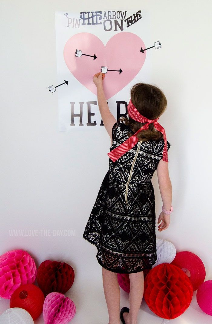 Welcome to Love The Day! This PRINTABLE (DIY) Valentine Party Game is perfect for your upcoming Valentine Classroom Party. Party materials must be printed at your local print shop. This listing is for DIY PRINTABLE 'Pin The Arrow On The Heart': * PDF File, Heart Poster printable is 22X28 and must be printed at a printer. I recommend at UPS, Staples or Alphagraphics. The arrows can be printed on 8.5X11' Cardstock. ------------------------------------------ LOVE THE DAY FILE FORMAT --------------- Classroom Valentines Party Games, Classroom Valentines Party, Classroom Party Games, Valentine Classroom, Valentine's Day Party Games, Valentine Party Game, Valentines Bricolage, Valentinstag Party, Valentines Games