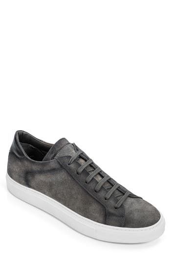 Burnished suede lends vintage charm to a dapper lace-up sneaker resting on a cushioned insole and grippy rubber cupsole. Removable, cushioned insole with arch support Leather upper and lining/rubber sole Made in Italy Classic Gray Lace-up Sneakers, Classic Gray Sneakers With Textured Sole, Gray Leather Sneakers With Vulcanized Sole, Gray Leather Sneakers With Laces, Gray Suede Sneakers With Contrast Sole, Casual Suede High-top Sneakers With Speckled Midsole, Suede High-top Sneakers With Vulcanized Sole, Suede High-top Lace-up Sneakers, Custom Gray Lace-up Sneakers With Vulcanized Sole