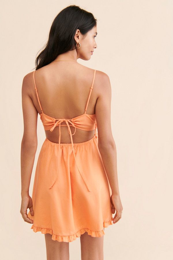 Rent Spencer Cami Dress from Nuuly. Pick 6 items for $98/month. Free shipping + returns. A-line Ruched Mini Dress For Brunch, Lined Knee-length Mini Dress For Brunch, Chic Tie Back Mini Dress For Vacation, Chic Tie-back Mini Dress For Vacation, Chic Mini Dress With Tie Back For Vacation, Chic Vacation Mini Dress With Tie Back, Flirty Tie Back Dress For Day Out, Flirty Tie-back Dress For Day Out, A-line Mini Dress With Tie Back For Day Out