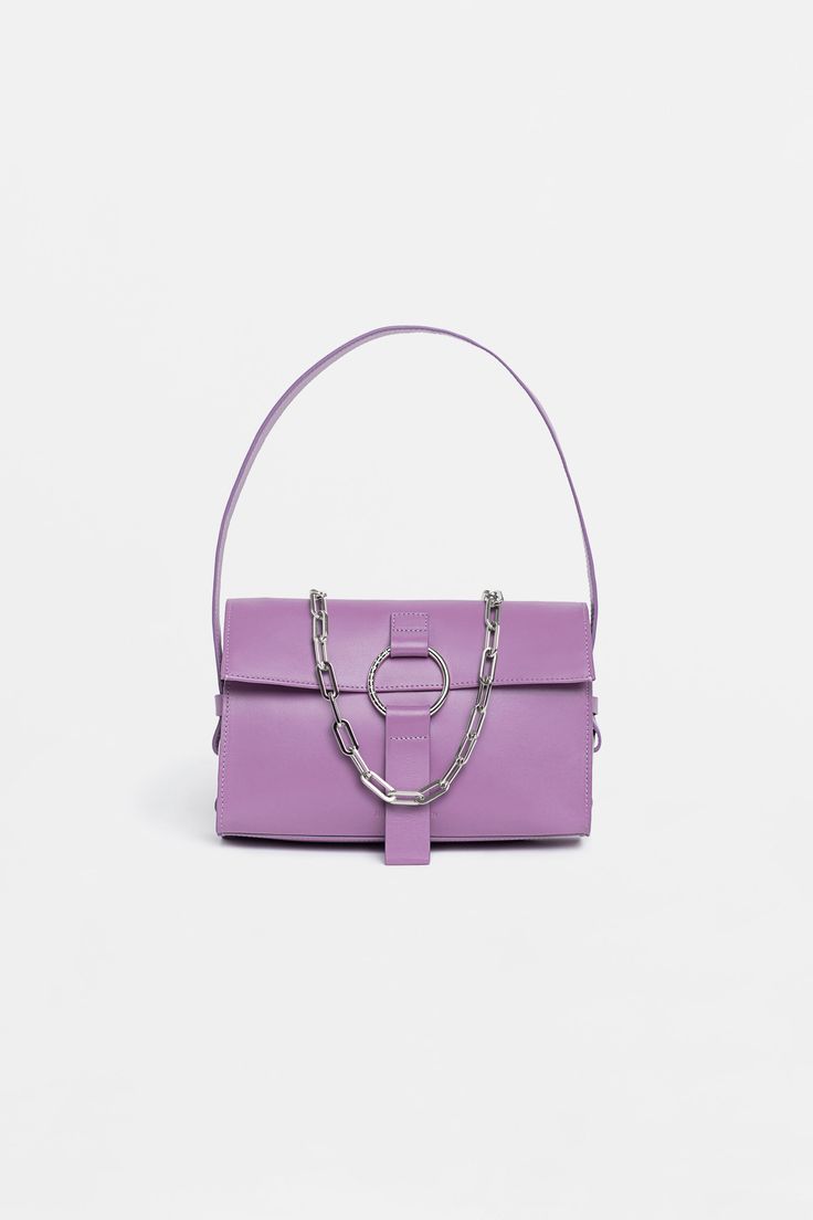 Our bestseller, the SHOULDER BAG in soothing lavender, may potentially become your beloved accessory of this season. 
This bag is ideal for an everyday occasion, with enough room for all your essentials. Purple Rectangular Baguette Bag For Everyday Use, Chic Purple Evening Bag, Chic Purple Evening Bags, Modern Purple Bag With Detachable Strap, Evening Purple Shoulder Bag With Top Carry Handle, Purple Clutch Bag For Everyday Use, Chic Purple Box Bag For Everyday Use, Trendy Purple Bag With Dust Bag Included, Chic Purple Shoulder Bag