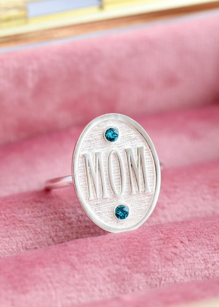 Mom Ring Signet Ring For Woman Personalized Ring For Woman | Etsy Nickel-free Rings For Anniversary And Mother's Day, Silver Engraved Open Ring For Mother's Day, Silver Engraved Ring For Mother's Day, Mother's Day Silver Engraved Open Ring, Anniversary Nickel-free Fine Jewelry Rings, Nickel-free Ring For Mother's Day, Nickel-free Fine Jewelry Rings For Anniversary, Nickel-free Promise Ring For Mother's Day, Silver Rings For Mother's Day