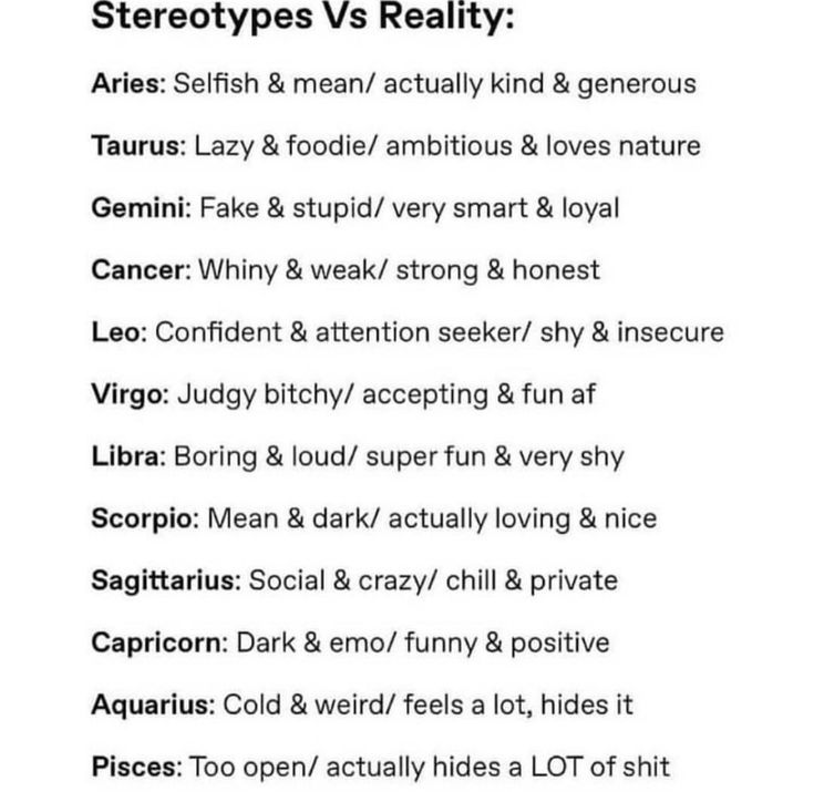 an image of the words stereotypess vs reality