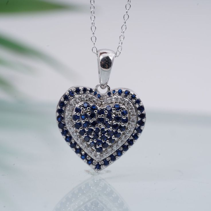 Blue Sapphire Pendant 925 Sterling Silver Pendant Necklace Blue Sapphire Gemstone Pendant Heart Shape Pendant Handmade Sapphire Jewelry * Material: High Quality Solid 925 Sterling Silver 1. Presenting our magnificent Blue Sapphire Pendant, an absolute masterpiece created with the highest level of elegance and accuracy. This pendant is meant to enchant the hearts of individuals who value finer things in life. It is a representation of everlasting beauty and sophistication. 2. This pendant, which Sapphire Heart Pendant Jewelry For Anniversary, Fine Jewelry Sapphire Heart Pendant, Sapphire Heart Pendant Birthstone Jewelry, Sapphire Heart Pendant With Heart Charm, Sapphire Heart Pendant For Anniversary, Heart Shaped Sapphire Jewelry For Gifts, Heart Shaped Sapphire Jewelry Gift, Heart-shaped Sapphire Jewelry Gift, Anniversary Sapphire Jewelry With Heart Charm