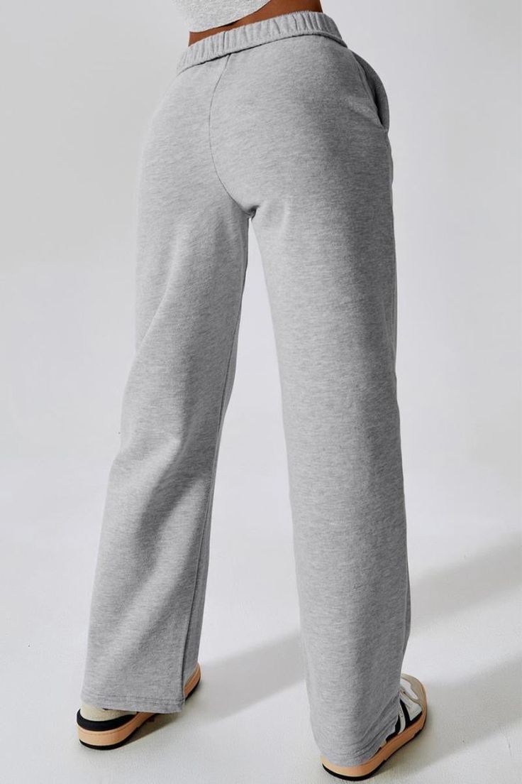 Look and feel your best in our straight leg high waisted sweatpants. Made with a soft and comfortable fabric, these pants are perfect for any occasion, from running errands to lounging at home. The high waist provides a flattering fit, while the straight leg silhouette elongates your figure. Available in three versatile colors, these sweatpants are sure to become a staple in your wardrobe. Features: High waisted for a flattering fit Straight leg silhouette elongates the figure Soft and comfortab High Waisted Sweatpants, Straight Leg Sweatpants, Swag Outfits For Girls, Jersey Pants, Top And Pants Set, Jogger Set, Matching Top, Preppy Outfits, Cropped Sweater