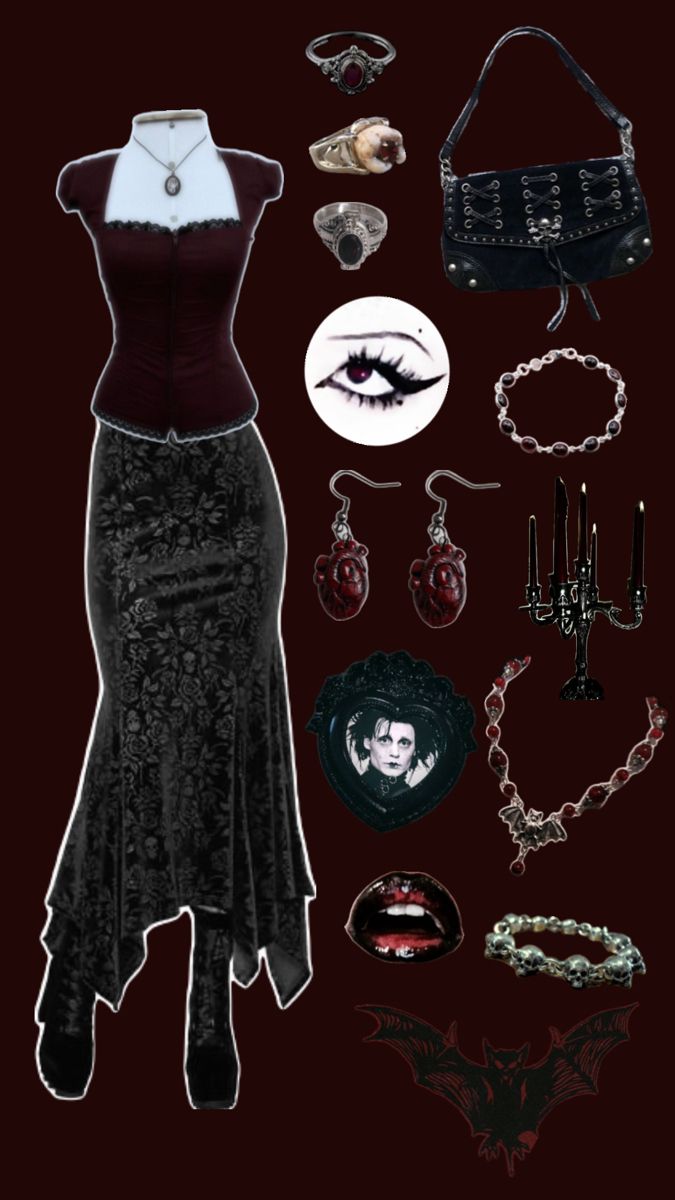 Romantic Goth Outfits, Goth Outfit Inspo, Goth Outfit Ideas, Estilo Dark, Romantic Goth, Alt Outfits, Romantic Outfit, Grunge Goth, Oui Oui