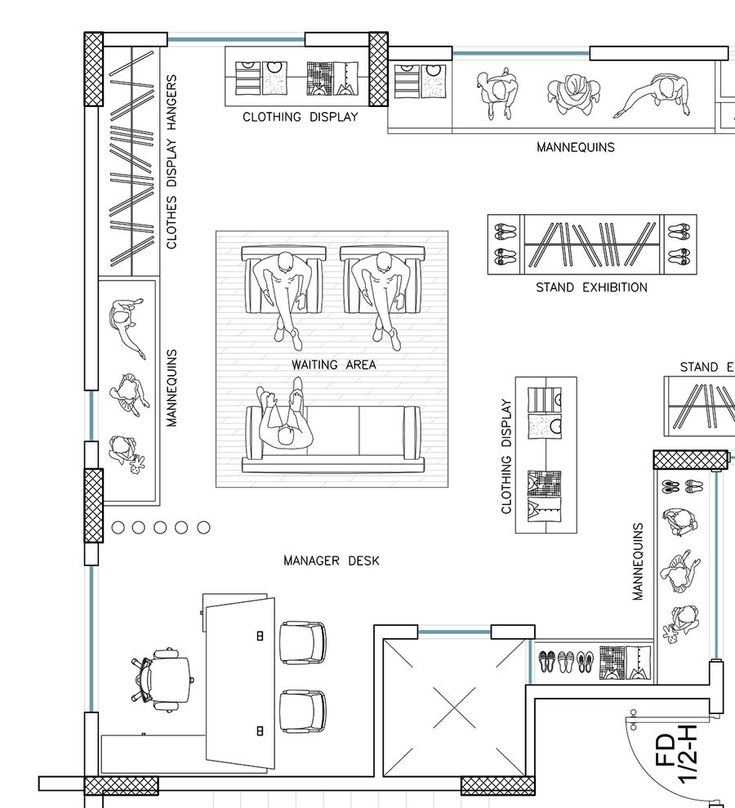 the floor plan for an office building