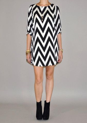 Amazing ZIGZAG PRINT DRESS!!! Adorable Dresses, Graduation Dresses, Green Scarf, Chevron Dress, Black Chevron, Darling Dress, Blue Door, Trendy Dresses, Dress With Bow