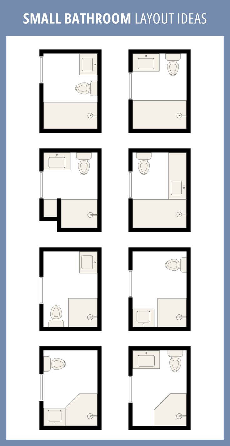 the floor plan for a small bathroom with four separate areas, including a toilet and sink