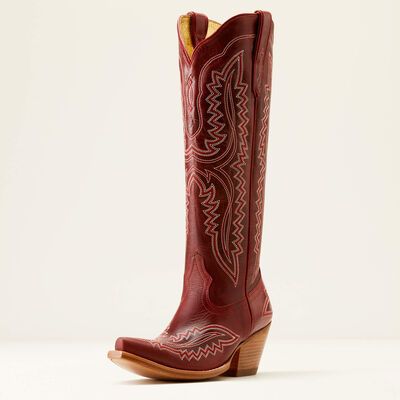 Casanova Western Boot Ariat Casanova Boots Outfit, Red Western Boots, Cowgirl Boots Red, Red Boots Western, Boho Style Boots, English Riding Boots, Womens Western Fashion, Red Weetern Cowboy Boots, Red Western Knee-high Boots