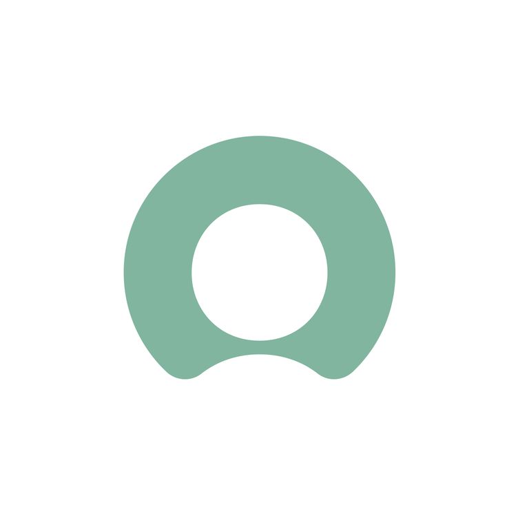 the letter q is shown in green on a white background