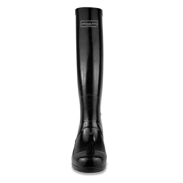 Combat dreary weather with with these women's Thames rain boots from London Fog.Watch the video to find out how to perfectly fit your boots.BOOT FEATURESWaterproofKnee high styleTreaded soleBOOT CONSTRUCTIONRubber upper & outsoleCotton liningBOOT DETAILSRound toePull onPadded footbed2-in. heel15-in. shaft15-in. circumference Size: 11. Color: Oxford. Gender: female. Age Group: kids. Winter Waterproof Knee-high Rain Boots, Slip-resistant Black Rain Boots For Rainy Season, Black Slip-resistant Rain Boots For Rainy Season, Slip-resistant Black Rain Boots, Waterproof Knee-high Rain Boots For Winter, Black Slip-resistant Rain Boots, Knee-high Waterproof Rain Boots For Winter, London Women, London Fog