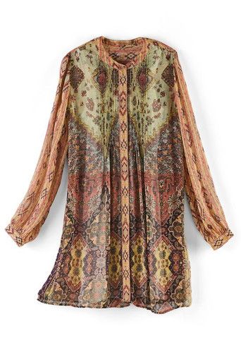 Elaboration is elemental in this baroque Mandarin collar button-down tunic, with pintucks at front bodice, and shirring at center back and long button-cuff sleeves, over a V-neck cami. Designer Plus Size Clothing, Silk Tunic Top, Designer Plus Size, Linen Tunic Tops, Silk Tunic, Embroidered Tunic, Top Tank, Tunic Shirt, Pin Tucks