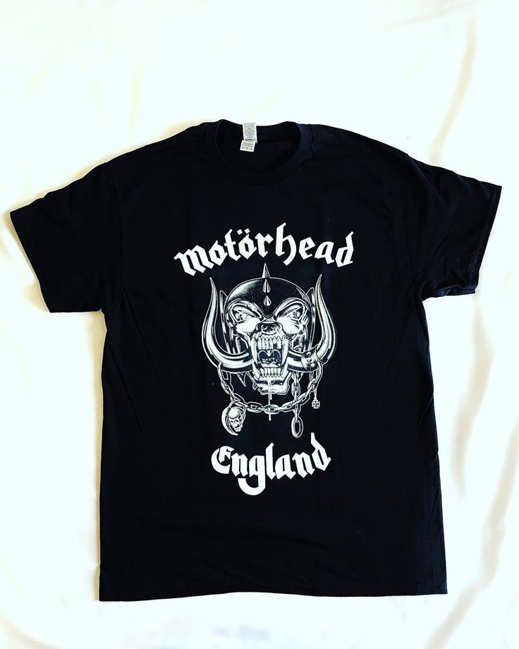 Motörhead T shirt officially licensed merch Motorhead T Shirt, Rocker T-shirt With Band Logo, Band Logo T-shirt, Crew Neck, Fan Merchandise, Band Logo T-shirt Fan Merchandise Crew Neck, Alternative Style Band Logo T-shirt With Crew Neck, Band Merch Short Sleeve T-shirt For Fans, Alternative Crew Neck T-shirt With Band Logo, Band Logo T-shirt For Fans, Band Logo T-shirt Fan Apparel