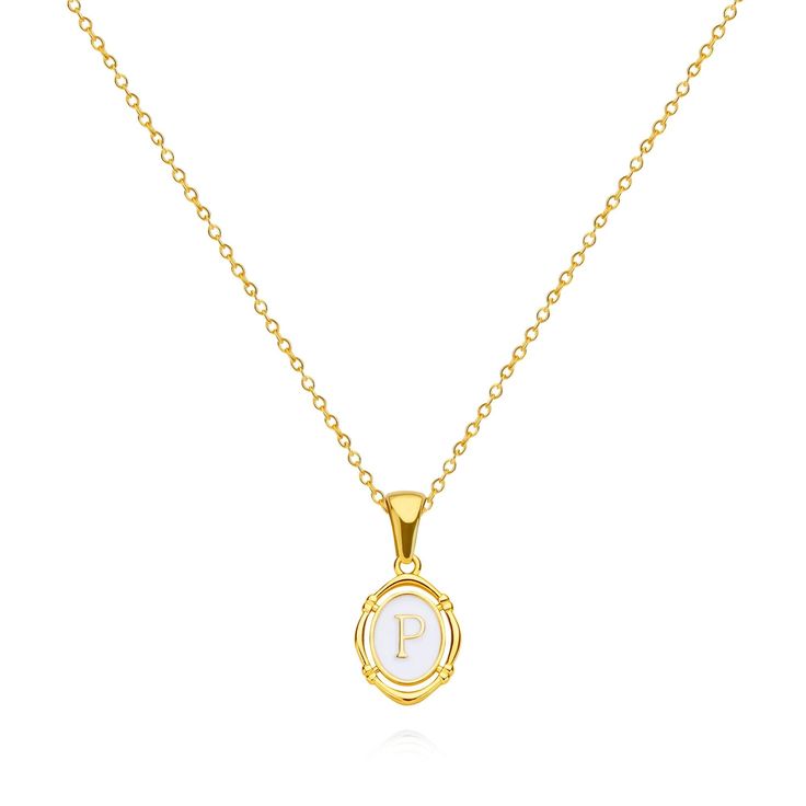 Discover Timeless Elegance Introducing the quintessence of sophistication and style: our Golden Drip Oil Letter Pendant Necklace, tailored for the modern woman. Crafted with precision and care, this exquisite piece embodies grace and exclusivity, making it an essential addition to your jewelry collection. Perfect for banquets, parties, or elevating everyday attire, it’s the ultimate expression of fashion-forward elegance. Product Features Made with high-quality stainless steel and featuring innovative drip oil technology, each pendant showcases a unique letter design, allowing you to personalize your style. The classic O-chain complements the shimmering gold-tone pendant, creating a harmonious and stylish ensemble that's sure to catch the eye. Metal Type: Stainless Steel Necklace Type: Pen Elegant Oval Pendant Charm Necklaces, Tarnish Resistant, Elegant Oval Pendant Charm Necklace, Tarnish Resistant, Elegant Oval Pendant Charm Necklace That Is Tarnish Resistant, Elegant Pendant Initial Necklace Tarnish Resistant, Formal Initial Pendant Necklace, Elegant Personalized Charm Necklace For Formal Occasions, Elegant Personalized Charm Necklace For Formal Events, Formal Initial Pendant Necklace With Clavicle Chain, White Initial Pendant Necklace For Formal Occasions