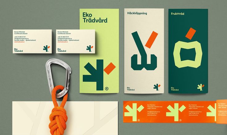 an assortment of business cards and stationery designed to look like the letter eo