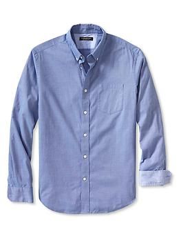 Slim-Fit Soft-Wash Button-Down Shirt 60 Minutes, The Shirt, Button Down Collar, Chest Pocket, Banana Republic, Button Downs, Button Down Shirt, Slim Fit, Collar