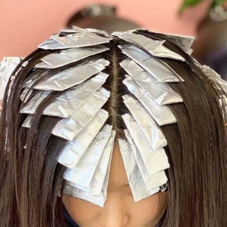 Gray Hair Highlight Transformation - Mirella Manelli Hair Education Highlight Transformation, Gray Highlights Brown Hair, Bright Blue Hair, Silver Hair Highlights, Kenra Color, Hair Education, Gray Hair Pixie Cuts, Hair Foils, Hair Highlight