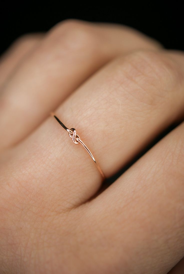 Closed Knot Ring, 14K Rose Gold Fill – Hannah Naomi Jewelry #Beauty #World #Simplicity #Exploring #and #the #of #Art #Embracing #The #Minimalist #Elegance #Exploring #Jewelry #of No Stone Ring, Simple Promise Rings, Simple Ring Design, Simplistic Jewelry, Cute Promise Rings, Hand Jewelry Rings, Promise Rings Simple, Rose Gold Promise Ring, Neck Pieces Jewelry