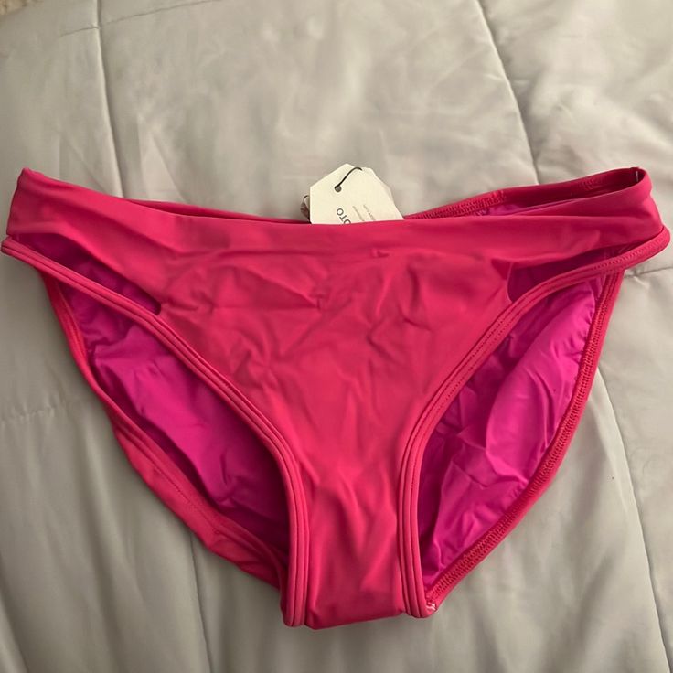 Nwt, Size Large, Peixoto Swim Bikini Bottoms. Color Is A Deep Pink/Magenta, Almost Purple Color Called Raspberry. Front Has Cutouts At Hips As Shown In Picture. Triangle Swim Top, Neon Bikinis, Pink Cadillac, Raspberry Color, Striped Swimsuit, Deep Pink, Swim Suit Bottoms, Bubblegum Pink, Purple Color