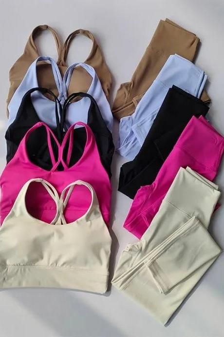 Two piece sets | Coordinates, matching outfit | Luulla Sports Bra And Leggings, Relaxing Yoga, Matching Outfit, Leggings Set, Activewear Sets, Yoga Session, Intense Workout, Two Piece Sets, Womens Activewear