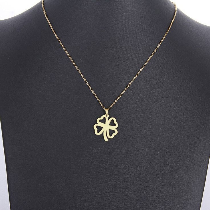 Stainless Steel Necklace For Women Man Lover's Hollow Clover Gold And Silver Color Pendant Necklace Chian Length: 17.7inch, 45 cm Pendant: 0.94inch, 2.4 cm Valentine's Day Stainless Steel Chain Necklace, Valentine's Day Gold Alloy Necklaces, Valentine's Day Gold Alloy Necklace, Gold Alloy Flower Pendant Jewelry, Mother's Day Alloy Pendant Necklace, Gold Alloy Charm Necklaces For Valentine's Day, Valentine's Day Gold Charm Necklace In Alloy, Gold Alloy Charm Necklace For Valentine's Day, Mother's Day Clavicle Chain Necklace In Alloy