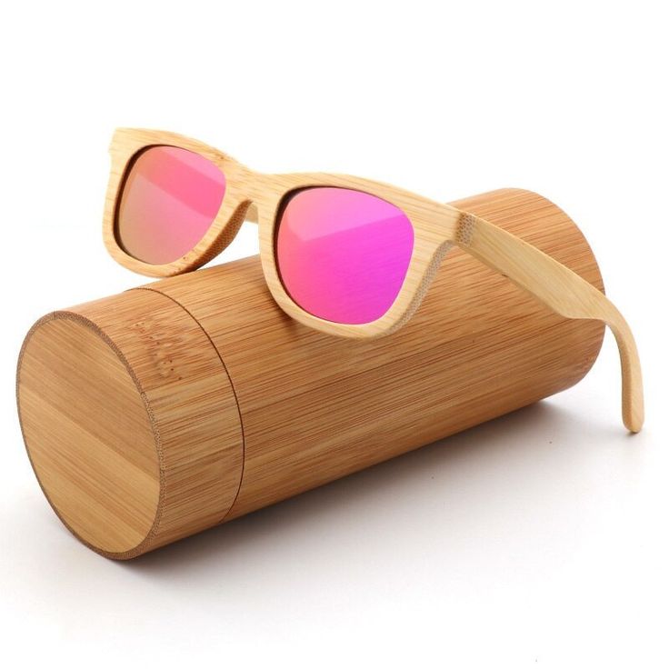 "Wooden sunglasses are perfect for eco-conscious individuals and fashion enthusiasts. They are lightweight and hypoallergenic, making them suitable for outdoor activities and those with sensitive skin. Made from sustainable bamboo. Enjoy the lightness and comfort, matched with polarized lenses for clear, protected vision. Lens width: 44mm Lens height: 34mm Lens type: UV400, polarized Wood: Bamboo Included: Sunglasses, Glasses case, Glasses cloth, Glasses bag, Polarized test card Upgrade your woo Polycarbonate Sunglasses For Summer Outdoor Activities, Summer Polycarbonate Sunglasses For Outdoor Activities, Summer Outdoor Polycarbonate Sunglasses, Summer Wayfarer Sunglasses For Outdoor Activities, Casual Rectangular Sunglasses For Outdoor Activities, Rectangular Tinted Sunglasses For Everyday Use, Summer Sunglasses With Uv Protection For Gift, Pink Sunglasses For Summer Outdoor Activities, Rectangular Sunglasses For Summer Outdoor