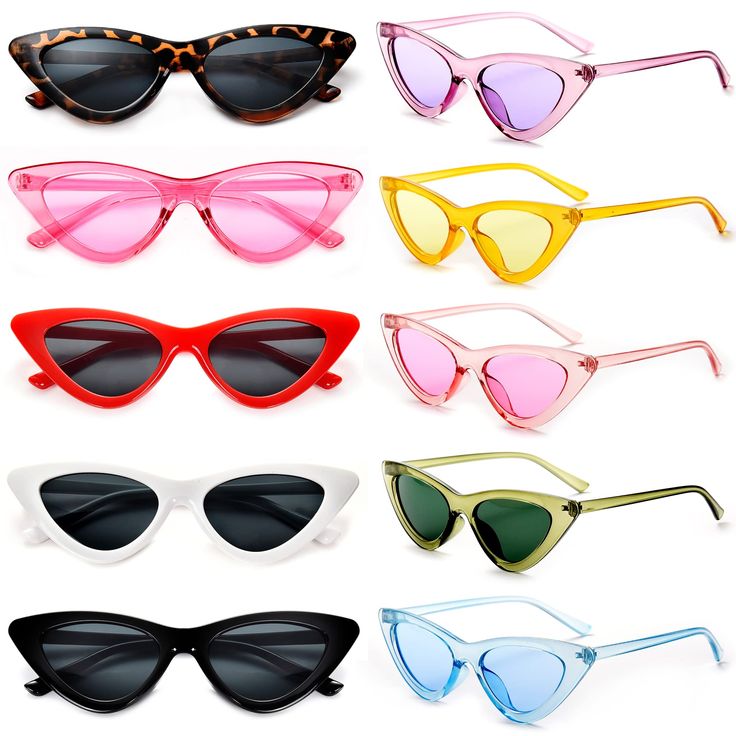 PRICES MAY VARY. 1990s CATEYE STYLE SUNGLASSES: Embrace timeless elegance with our cat eye sunglasses, reminiscent of the classic 1990s fashion. The cat eye sunglasses make the women sunglasses cool and stylish. perfect for dress-up, parties, Halloween, or themed occasions. COMFORTABLE & LIGHTWEIGHT: These cat eye party favors sunglasses feature a lightweight plastic frame. Enjoy extended wear without discomfort or pressure, making them perfect for various outdoor activities. PROTECTS FROM SUN: Cheap Retro Cat Eye Sunglasses For Party, Cheap Aviator Sunglasses With Mirrored Lenses For Party, Cheap Fun Sunglasses With Uv Protection, Cheap Plastic Sunglasses For Birthday, Affordable Vintage Cat Eye Sunglasses For Party, Cheap Rectangular Sunglasses For Parties, Cheap Plastic Sunglasses With Mirrored Lenses, Cheap Plastic Sunglasses As A Gift, Cheap Round Sunglasses For Parties