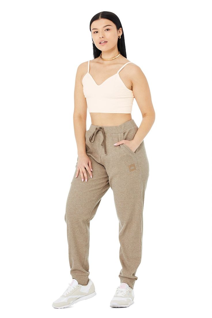 Total live-in material. The Muse Sweatpant takes comfort seriously—it’s made with a soft ribbed knit and has a relaxed silhouette, drawstring closure and pockets at side and back. Wear it with the matching hoodie or an easy tank. An iconic Alo fave So comfy & all-day cute Designed & uniquely fit to flatter every size Wear-tested by our in-house team for the perfect fit Alo Yoga® | Muse Sweatpant in Gravel Heather, Size: 2XS The Muse, Shopper Tote, Alo Yoga, Heathers, Muse, Ribbed Knit, Perfect Fit, Sweatpants, Size Medium