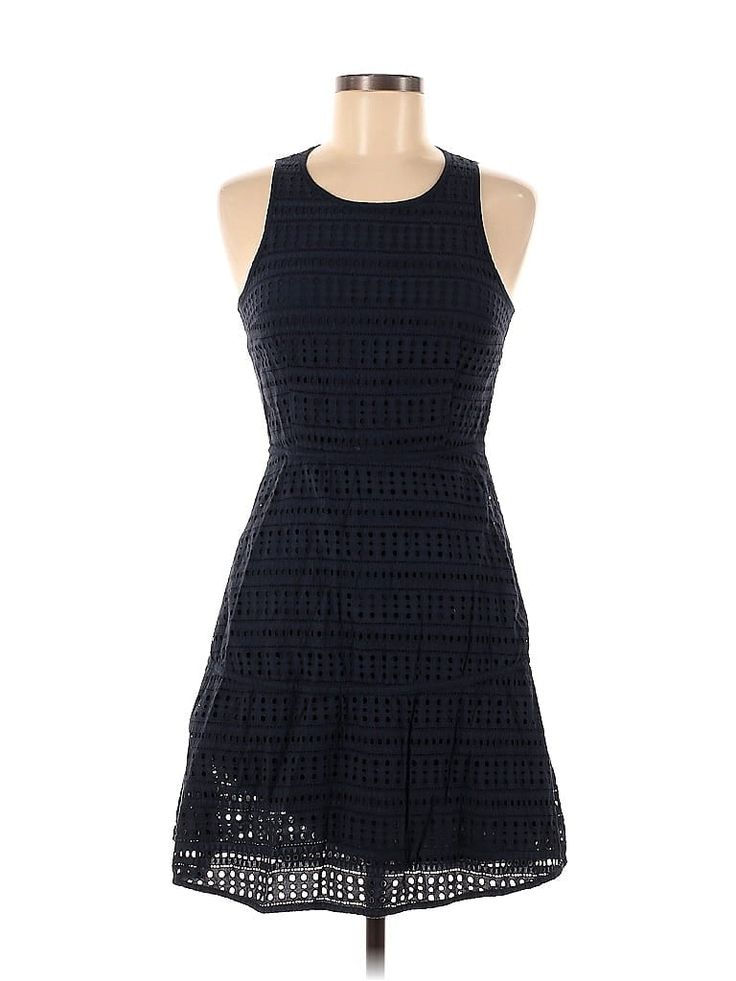 Gap Casual Dress Size: 0 Black Dresses - used. 100% COTTON, Fit & Flare, Mock, Short, Sleeveless | Gap Casual Dress - Fit & Flare: Black Dresses - Used - Size 0 Grid Dress, Black Casual Dress, Gap Fit, Black Dresses Casual, Gap Dress, Black Dresses, Black Casual, Fit & Flare, Casual Dresses For Women