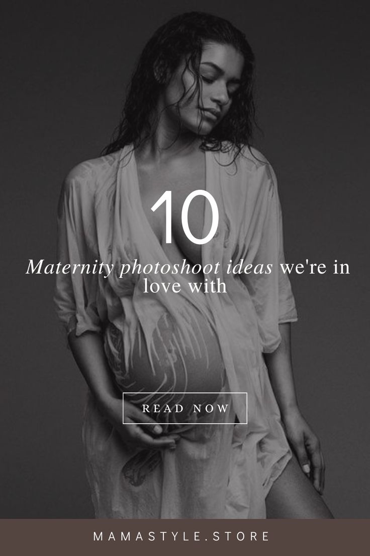 a pregnant woman with the words 10 maternity photoshoot ideas we're in love with read now