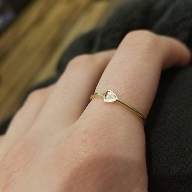 Natural Emerald baguette ring baguette ring baguette | Etsy Everyday 14k Gold Open Crystal Ring, Dainty 14k Gold Midi Rings With Diamond Cut, Delicate Stackable Yellow Gold Crystal Ring, Delicate 14k Gold Midi Rings For Promise, Sterling Silver Baguette Diamond Promise Ring, Minimalist Baguette Cut Diamond Ring With Rose Cut, Fine Jewelry Yellow Gold Crystal Ring, 14k Gold Minimalist Crystal Ring As A Gift, Minimalist 14k Gold Crystal Ring Gift