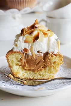 a piece of cake sitting on top of a white plate