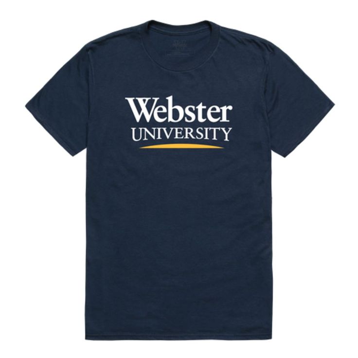 Webster University Gorlocks Institutional T-Shirt Tee Collegiate Pre-shrunk T-shirt For Campus, Fan Apparel Cotton T-shirt For Campus, College Style Crew Neck T-shirt For College Events, Casual Short Sleeve T-shirt With University Logo, Casual Cotton T-shirt With University Logo, University Logo Cotton T-shirt For College Events, Collegiate Short Sleeve T-shirt For Campus, Collegiate Graphic Print T-shirt For Campus, University Logo Cotton T-shirt For Campus